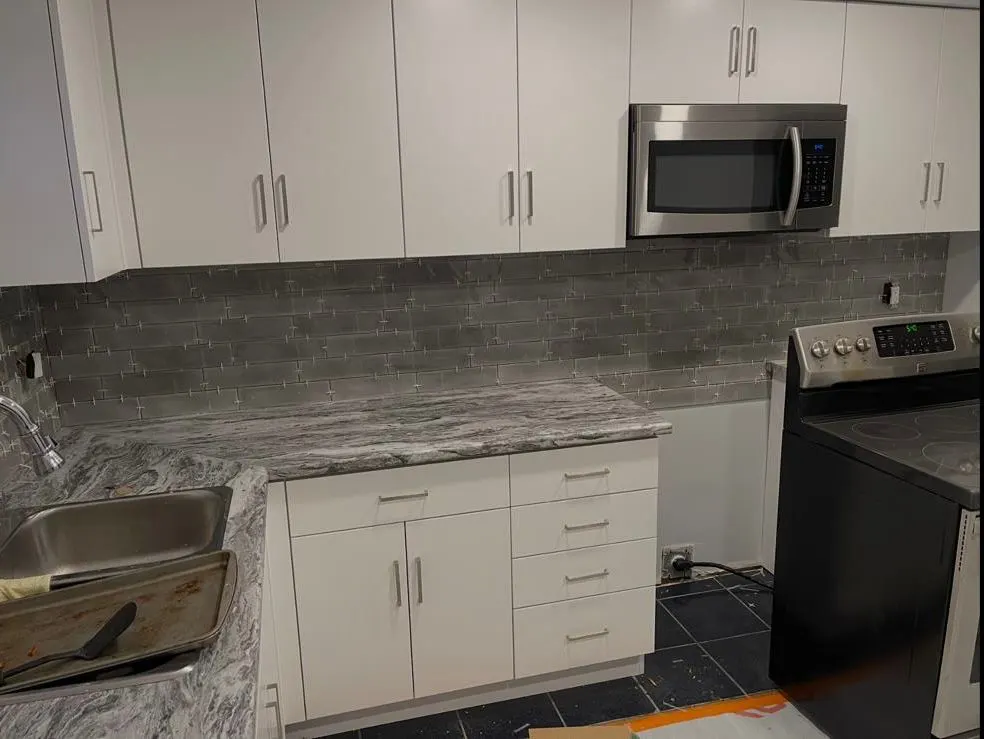 Kitchen renovation by Globus Renovations in Waterloo Region