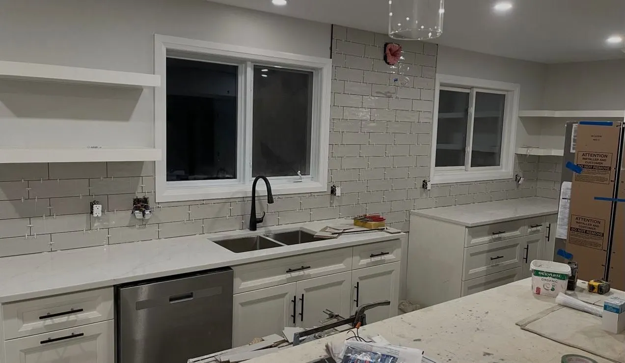 Kitchen renovation by Globus Renovations in Waterloo Region